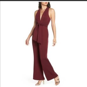 Maroon jumpsuit